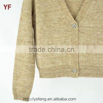 Hand Knitted Children Clothes Girls Wool Cardigans Sweater photo-3