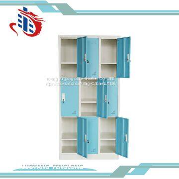 Luoyang Fenglong Factory Direct Sale 9 Door Filing Cabinet Used in Office/gym/school photo-2