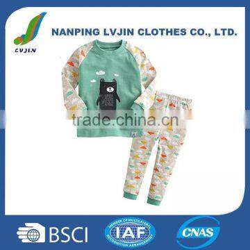 Baby 12M-7T Kids Boys Sleepwear Pajama 2pcs Set Bear Friend