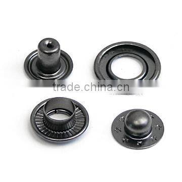 20mm 4 Part Brass Metal Button Bubble Snap Button Italy Snap Fasteners Black/nickle/Bronze FP-029 photo-2