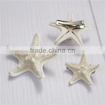 New Fashion Accessories Natural Starfish Hair Clips