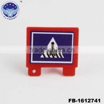 Traffic Signs Toy Plastic Warning Road Sign Education Toy for Traffic Knowledge Learning Toy photo-3