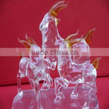 Creative Gifts for Guest Crystal Sheep Status photo-2