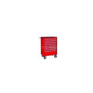 8 Drawer Stainless Steel Tool Cabinet Roller Coated with Red High Glossy (THD-27081)