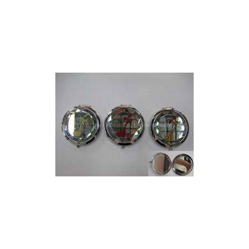 High Heel Glitter Crystal Compact Mirror LFM1803