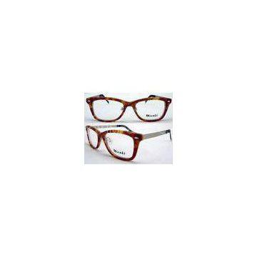 Fashion Acetate Glasses Frames For Ladies, Red Leopard Acetate Eyewear Frame