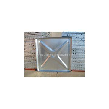 High Pressed Galvanized Drinking Water Storage Tank Hot Dip Galvanized Material photo-2