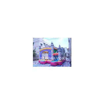 Safety Commercial Inflatable Slide With Combos Bouncer For Blow Up Games