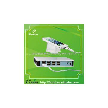 8 USB ports alarm with charging mobile phone and tablet security display device