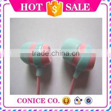 2015 New Arrival Earphone in Ear Phone of Popular Pink Color for Cell Phone Girls Ear Phone photo-2