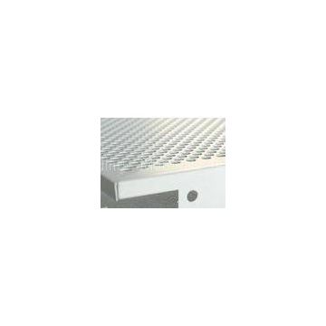 1.0mm Thickness Paint Coated Clip In Ceiling Tiles Sound Absorbing Perforated Plate