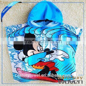 100%cotton kids hooded towel