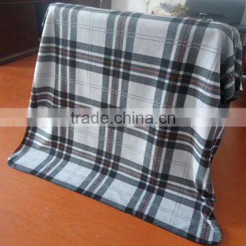 Printed rotary polyester polar fleece anti pilling & brushed soft cozy Mora blanket