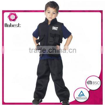 Kids policeman uniform fancy cosplay costume for children Halloween career costume