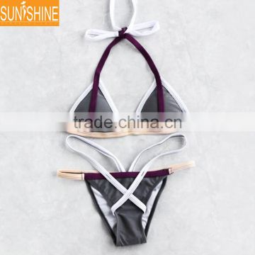 Ladies Bandage Sexy Bikini Womans Halter Neck Bikini