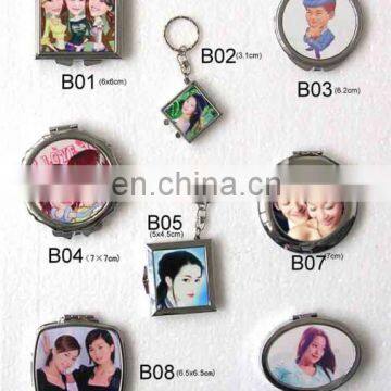 blanks metal mirrors for sublimation printing