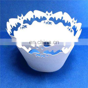 Horror Demon design Laser Cut cupcake wrappers birthday wedding party supplies cake decoration favors