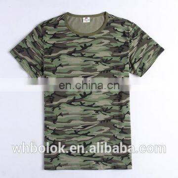 Custom logo High quality t shirts camouflage men's t-shirts cotton camo t shirts