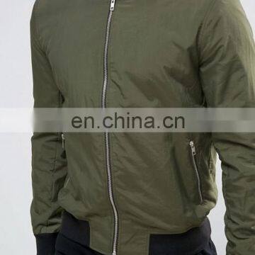 2017 Wholesale New Design Bomber Jacket With Koi Carp Back Embroidery photo-3