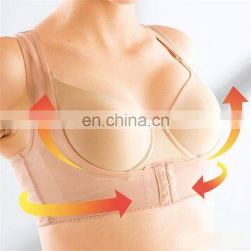 Breast up chest support belt band Posture Corrector Brace body shaping bra belt underwear