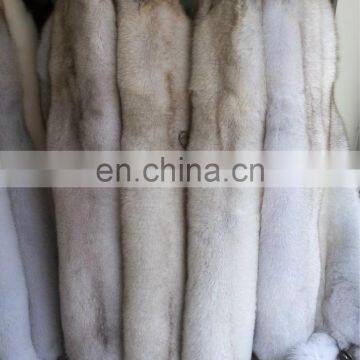 100% Real Blue Fox Fur Skin /Fox Fur Pelt For Garment Collar photo-2