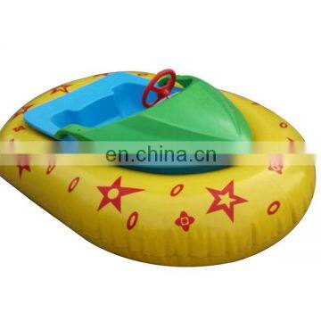 Yellow battery power zodiac inflatable boat