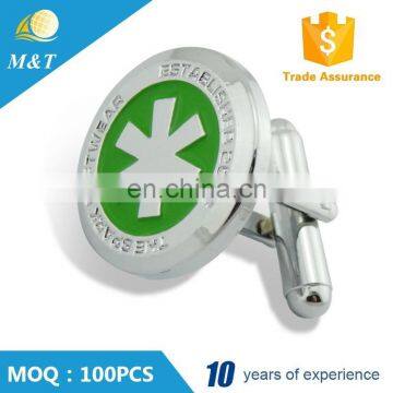 Newest fashion custom metal wholesale cufflinks