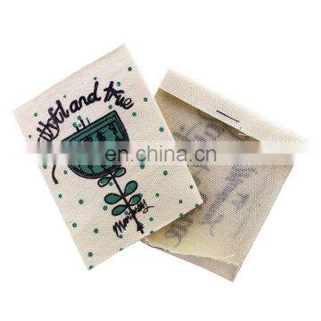 OEM making sew in fabric labels custom printed labels for clothing