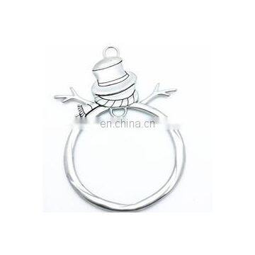 Christmas Snowman Metal Plate