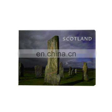 high land rock stone souvenir tinplate custom cheap fridge magnet