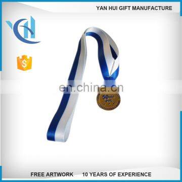 China supplier Wholesale custom gold metal sport medals