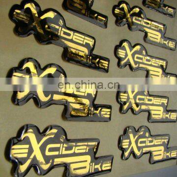 Epoxy crystal sticker logo