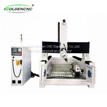 4 axis foam cutting machine with rotary