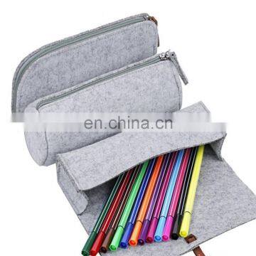 Felt Pencil pouch bag with customized logo