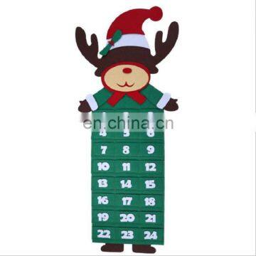 DIY Indoor Felt Christmas Calender Tree