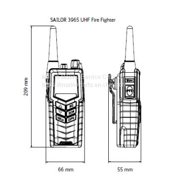 SAILOR 3965 UHF Fire Fighter photo-2