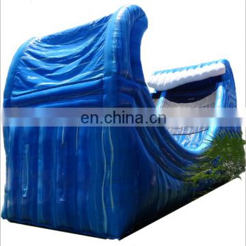 Amazing Suring half moon huge adult inflatable slide for sale