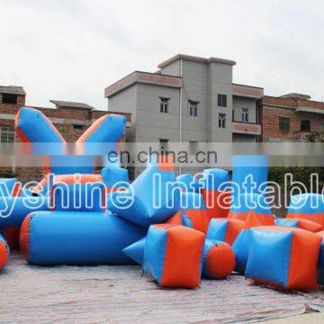 2019 Popular Gun Shooting Game Archery Laser Tag Sports Mini Win Bunker PVC Inflatable Paintball Bunkers
