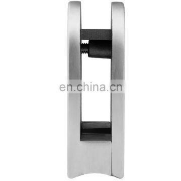 Wholesale Shower Door Balustrades 304 Zinc Alloy Stainless Steel Glass Clamp Post Clip photo-3