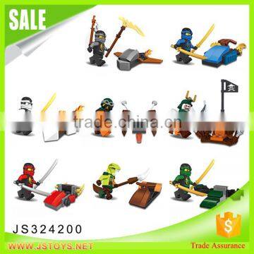 8 model mixed minifigures building blocks toy for sales