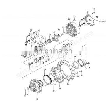 Fomi High Quality Gear Ring 1032600 Final Drive Gear Ring For ZAXIS330-3 ZAXIS330LC-3 ZAXIS350LCN-3 ZAXIS350H-3