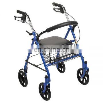 2021 Aluminum frame rollator walker with seat best selling folding rollator