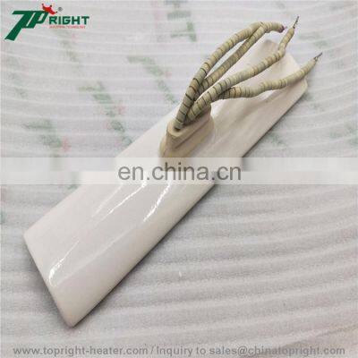 245*60mm Electric Heating Element Ceramic Heaters Plate With TC