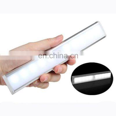 2019 Amazon Wireless Wardrobe PIR Strip Motion Sensor Light 10 Led photo-2