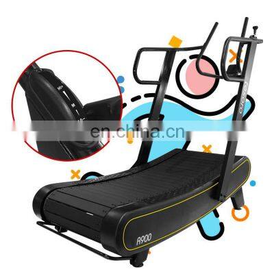 Curved treadmill & air runner with high-end display   running machine  fitness equipment exercise treadmills suitable for HIIT