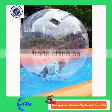 Good funny inflatable water rolling ball, walking water ball,silver ball water feature