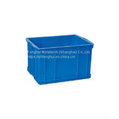 Manufacturer wholesale turnover box steel folding material box pile high speed rail frame stacking frame tin box