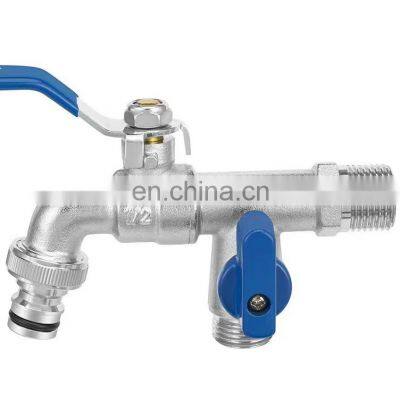 GAOBAO Wholesale bibcock cheap wall mounted factory bibcock bathroom accessory chromed zinc water bib tap