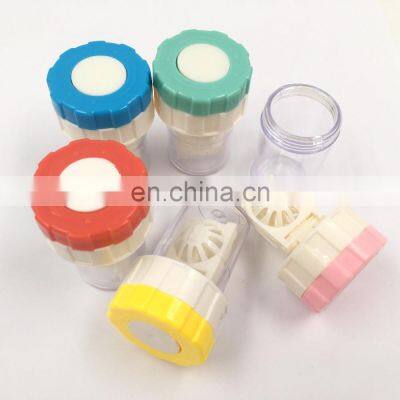 New Manually One Plastic Contact Lens Cleaner Washer Cleaning Lenses Case Tool photo-4