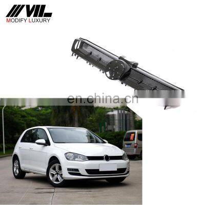 Modify Luxury Dry Carbon Fiber MK7 GTI Car Front Grill Grilles for Volkswagen GolfVII GTI/R R Line 4-Door 2014-2017